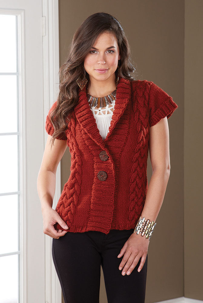 Cabled Comfort Classic Sweater Pattern