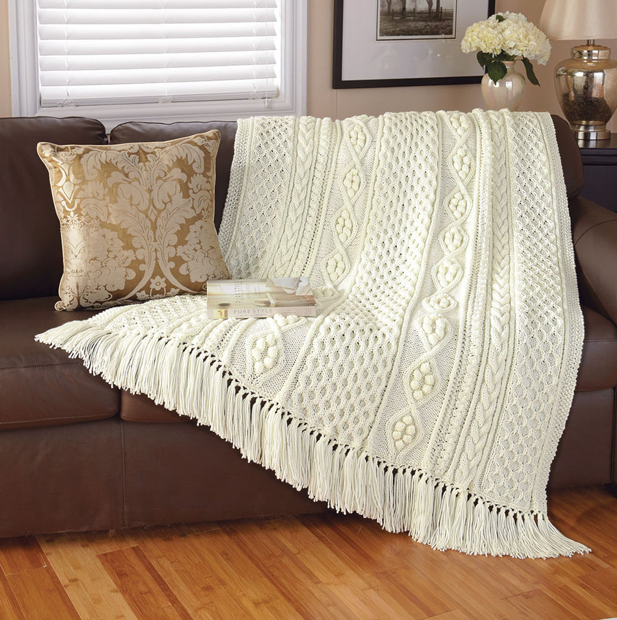 Dreams of Ireland Throw Pattern – Mary Maxim