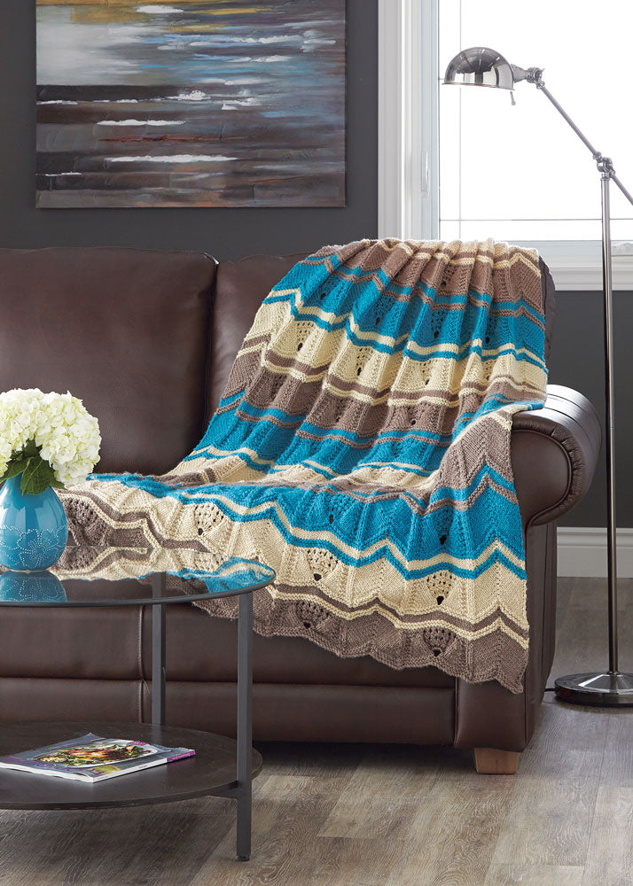 Corona Ripple Afghan Pattern