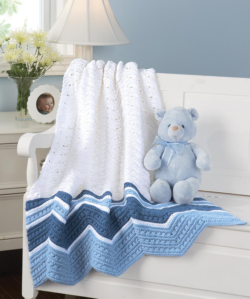 Rippled Waves Blanket Pattern