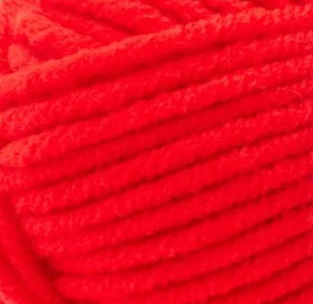 Phentex Chunky Yarn Set of 4/ 454g Hard to Find Vintage Yarn, 2ply Rumba  Red 