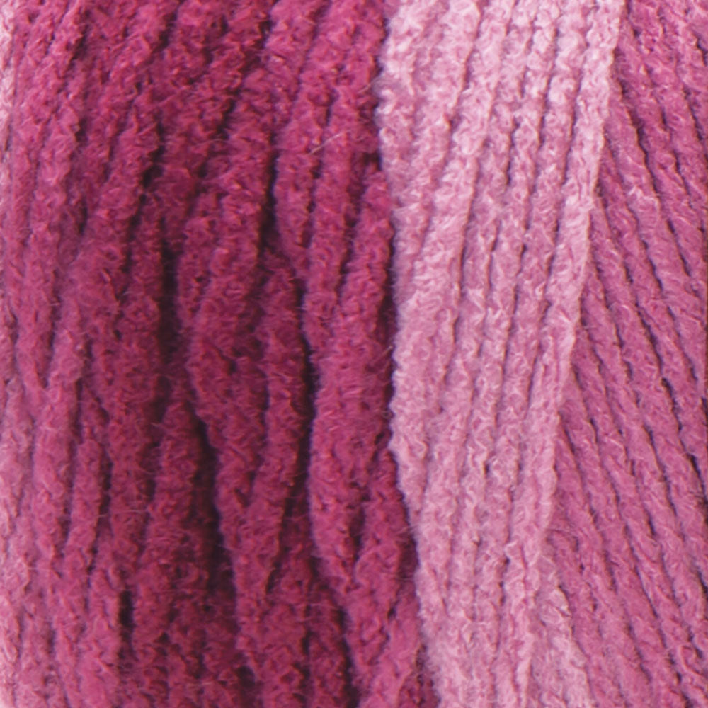 Red Heart Purple Super Saver Ombre Yarn (4 - Medium), Free