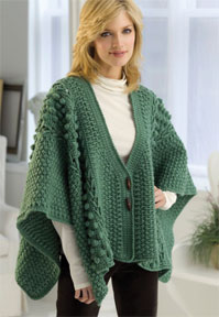 Free Aran Toggle Wrap Crochet Pattern – Mary Maxim