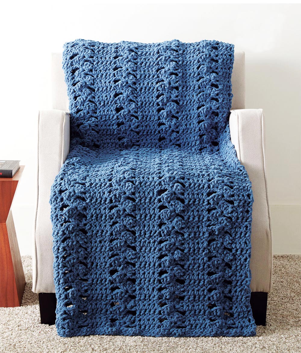 Free Cluster Panel Blanket Pattern