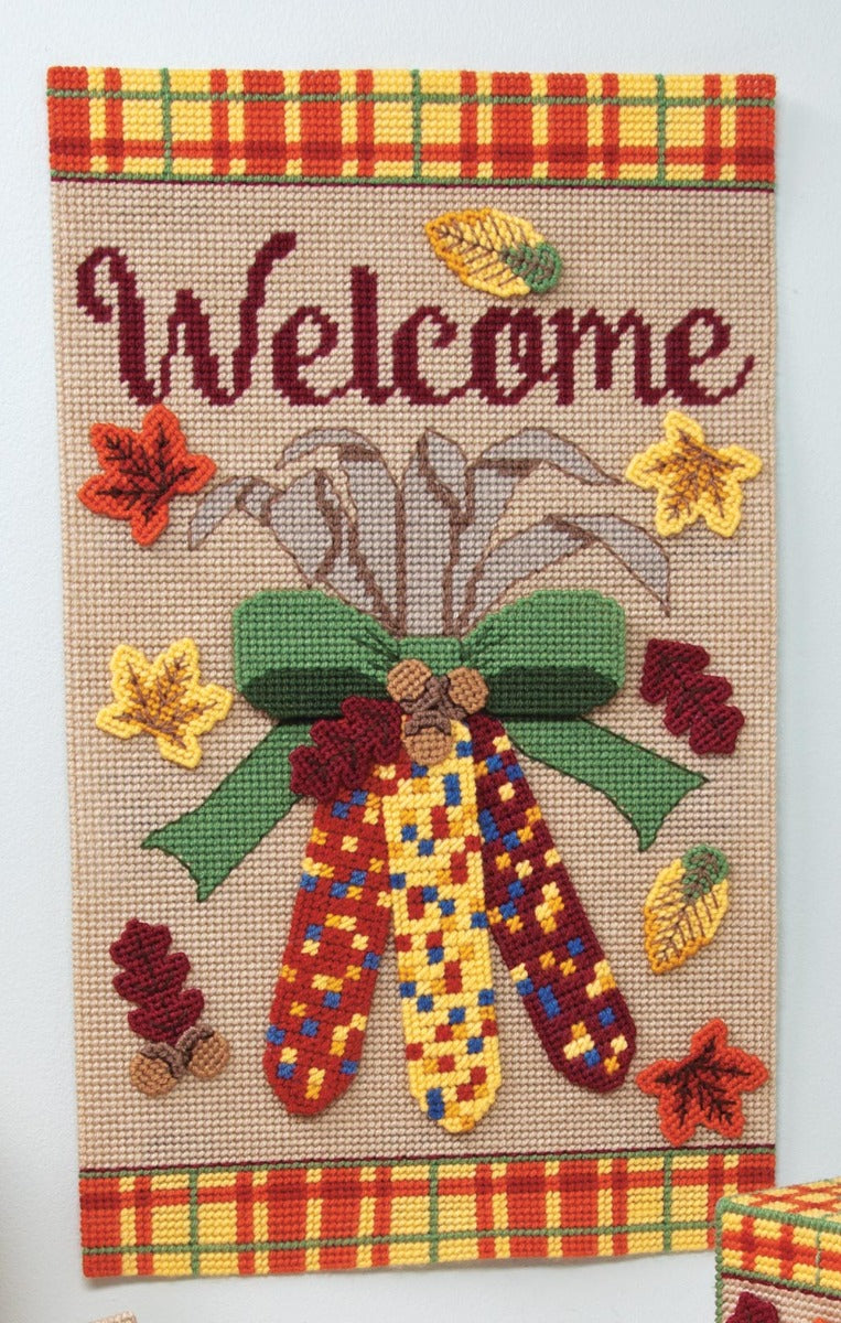 Autumn Welcome Plastic Canvas Ensemble