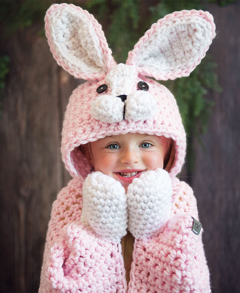 Rabbit Bunny Snuggle Plush Hooded Blanket Wearable Throw Shawls – Hanarii