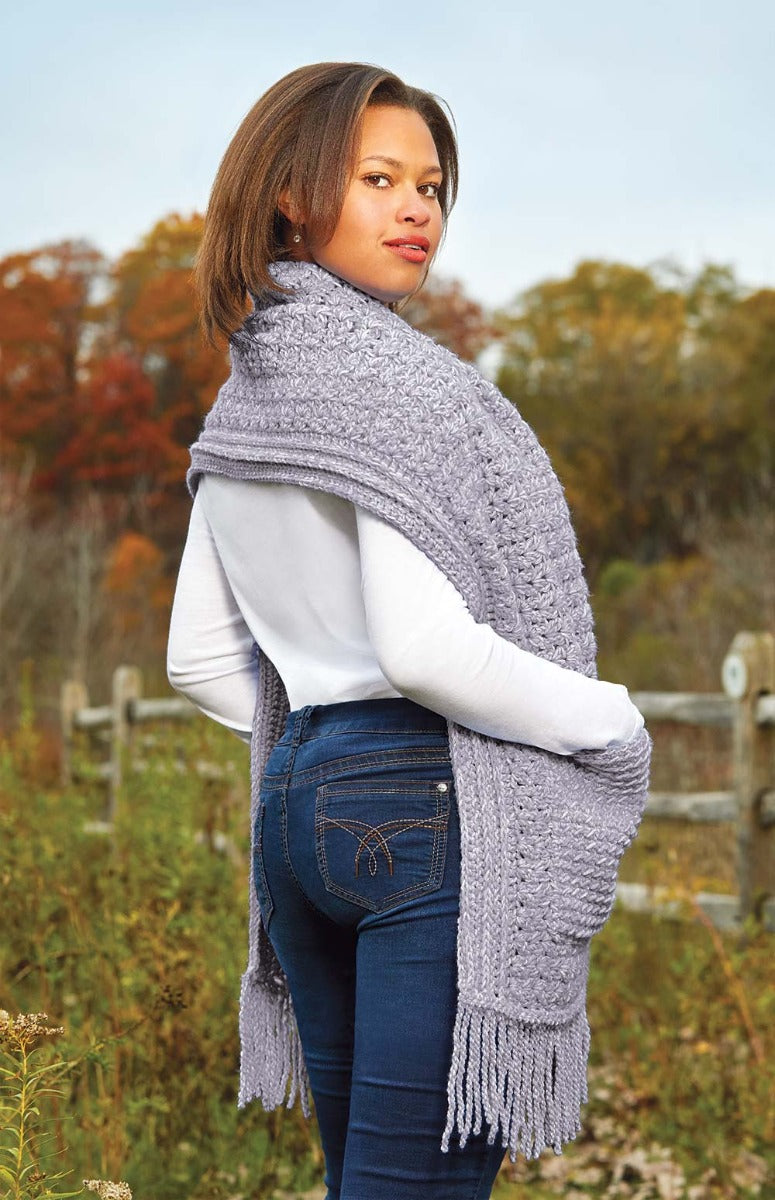 Pocket Shawl – Mary Maxim