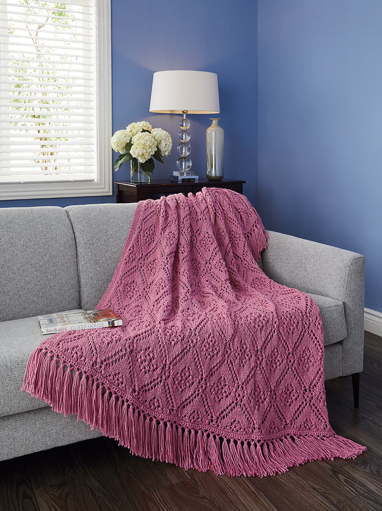 Rose Garden Afghan – Mary Maxim