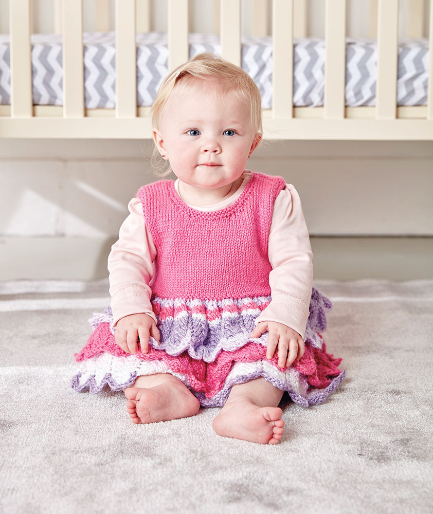 Vestido pastel en capas - 6 meses