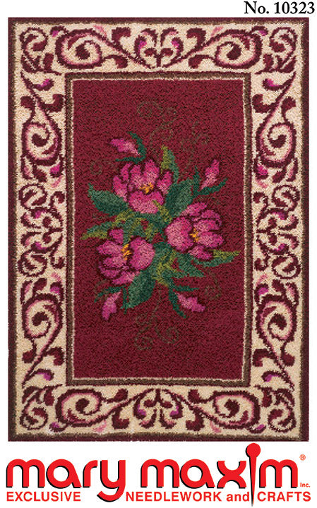 Mulberry Garden Latch Hook Rug Pattern