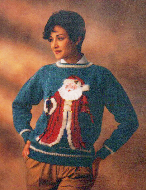 Antique Santa Pullover