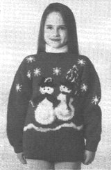 Child's Snowman Pullover Pattern