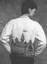 Modèle de cardigan de château