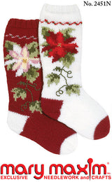 Poinsettia Stockings Pattern