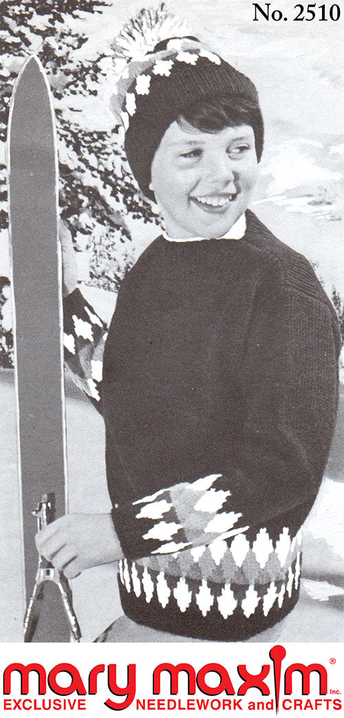 Ski Sweater and Cap Pattern