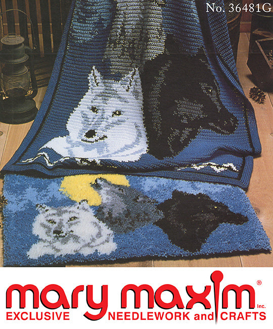 Wolves Within - Wool Knitted Rug