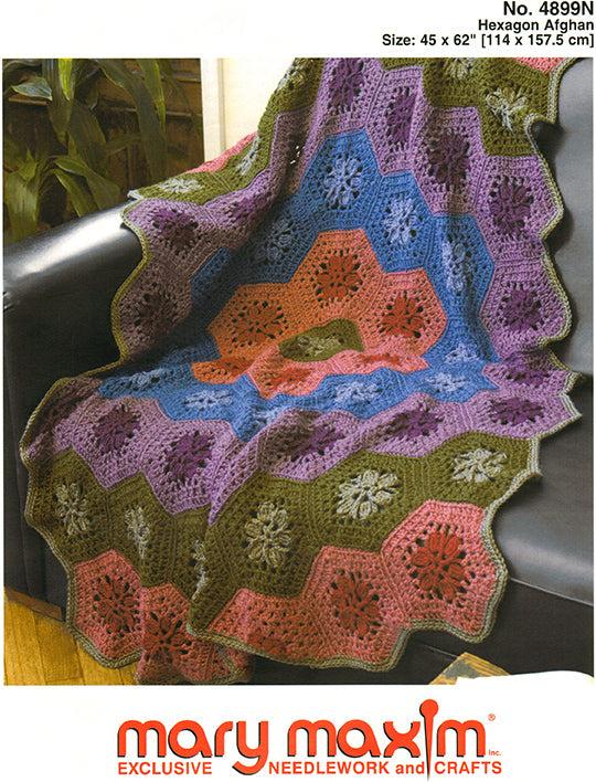 Hexagon Afghan Pattern