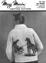 Calf Roping Cardigan Pattern