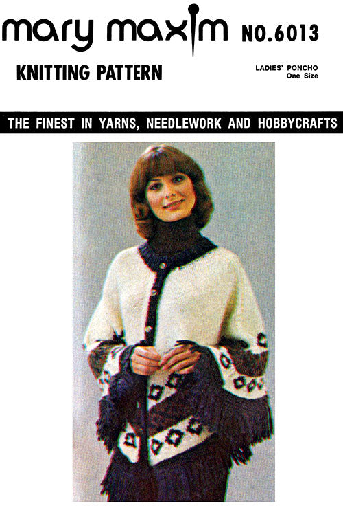 Ladies' Poncho Pattern