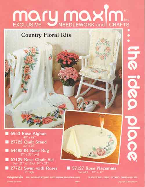 Rose Latch Hook Rug Kit – Mary Maxim