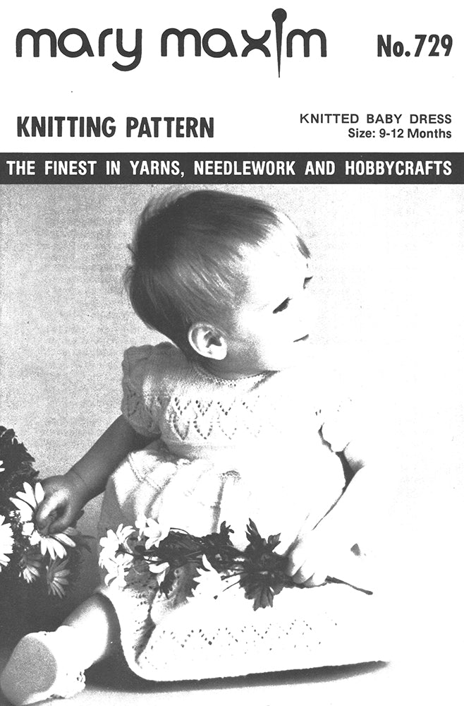 Knitted Baby Dress Pattern