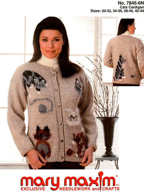 Cats Cardigan Pattern