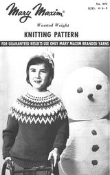 Children's Pullover & Toque Pattern