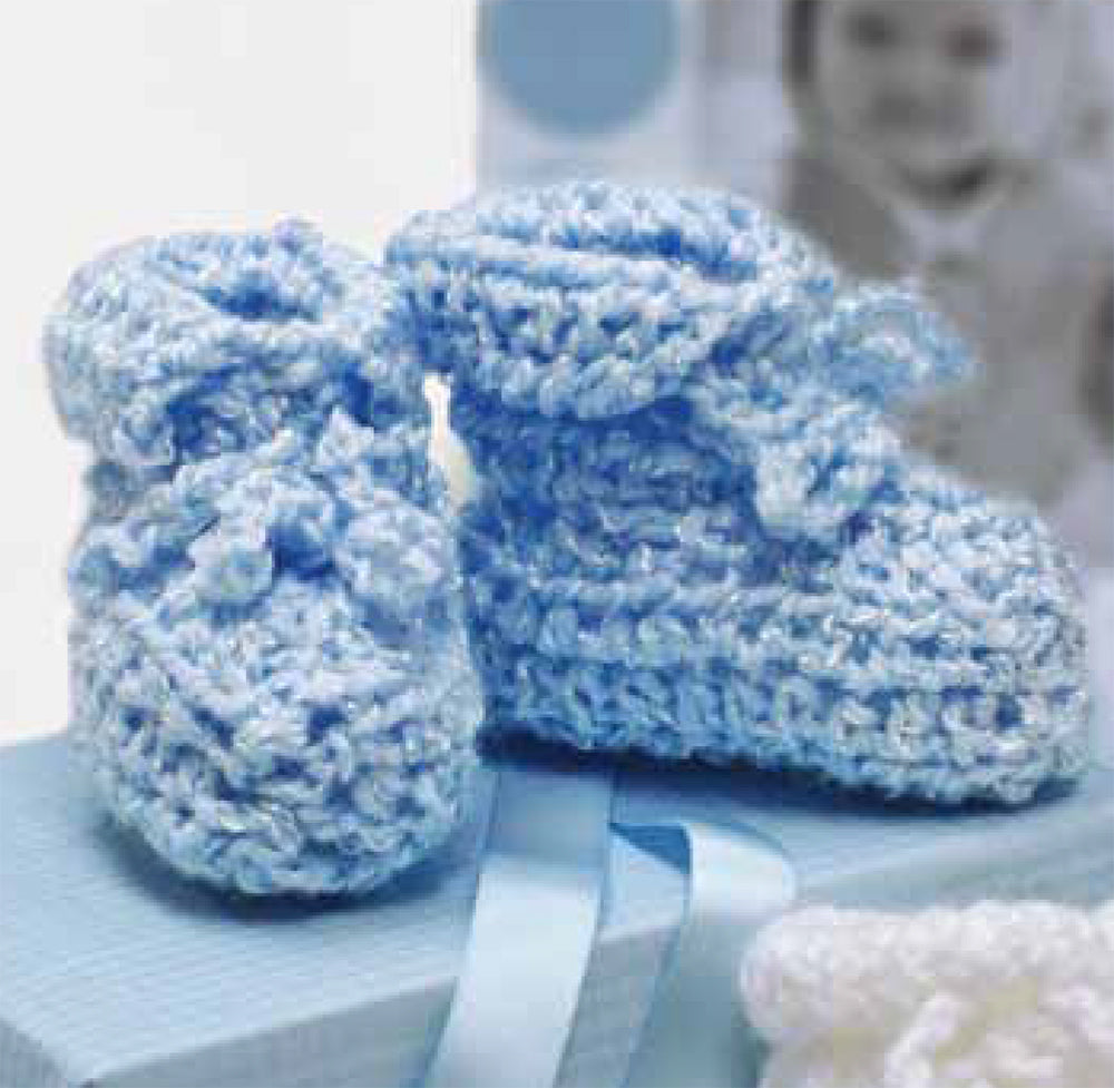 Modèle gratuit de chaussons pour baby shower