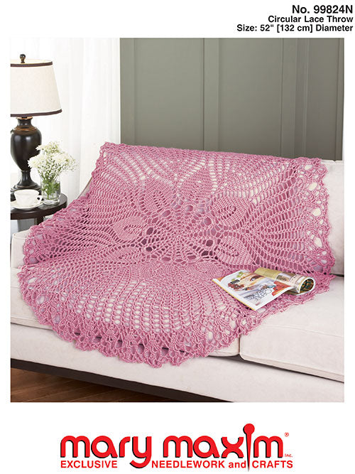 Circular Lace Throw Pattern