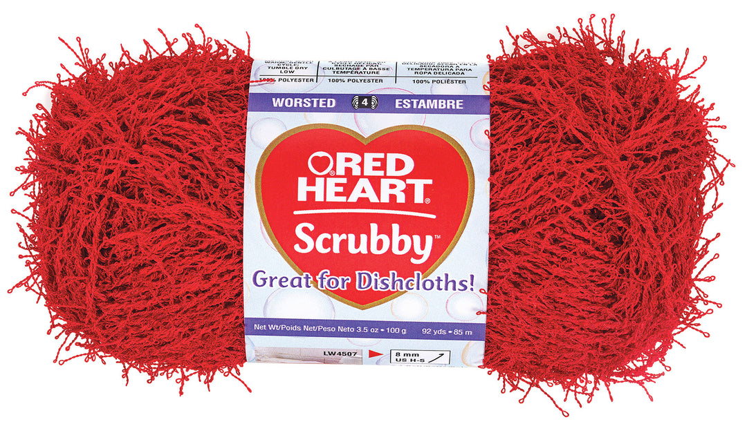 Red Heart Yarn Black Scrubby Yarn (4 - Medium), Free Shipping at
