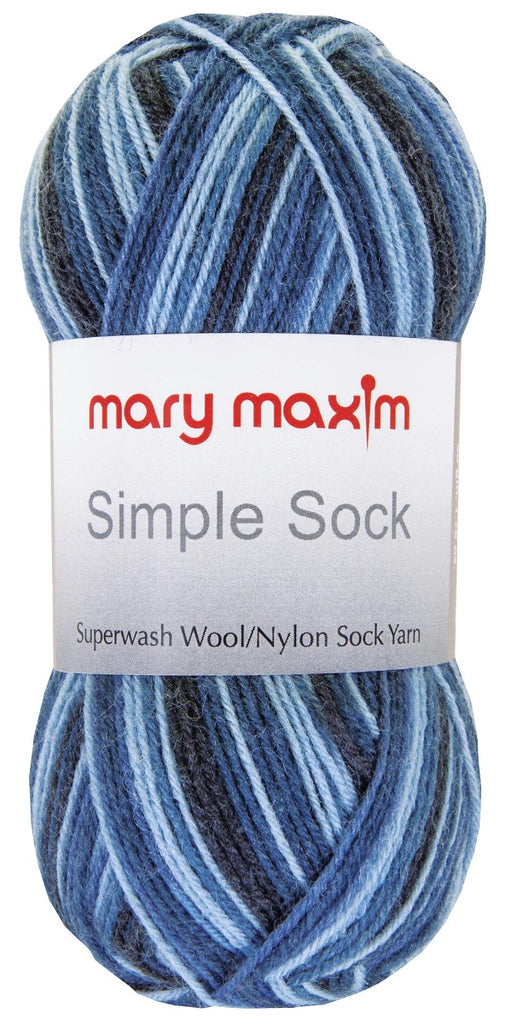 Mary Maxim Festive Feet Sock Yarn, Happy Holiday